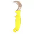 Grape Knife - Large Dimpled Yellow Handle - Smooth
