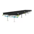 BOTANICARE SLIDE BENCH: 5FT WIDE x 35.5FT LONG x 20IN HIGH, TRILOCK