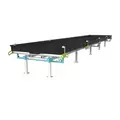 BOTANICARE SLIDE BENCH: 5FT WIDE x 43.5FT LONG x 20IN HIGH, TRILOCK