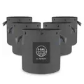Heavy Duty Reusable Fabric Pots - 5 Gallon - 5-Pack