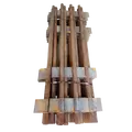 Round Steel End Post - 2-7/8'' By 9' With 2 Spade@ 36' And 6''