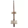 Round Steel End Post - 2-7/8'' By 9' With 2 Spade@ 36' And 6''