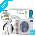 Mrcool DIY 4th Gen 12K BTU-1 Ton-22 SEER-Ductless Mini-Split Heat Pump Complete System