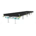 BOTANICARE SLIDE BENCH: 4FT WIDE x 10.5FT LONG x 12IN HIGH, TRILOCK