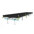 BOTANICARE SLIDE BENCH: 4FT WIDE x 100.5FT LONG x 30IN HIGH, TRILOCK