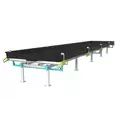 BOTANICARE SLIDE BENCH: 4FT WIDE x 17.5FT LONG x 30IN HIGH