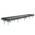 BOTANICARE SLIDE BENCH: 4FT WIDE x 12.5FT LONG x 30IN HIGH, TRILOCK