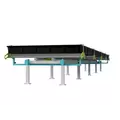 BOTANICARE SLIDE BENCH: 4FT WIDE x 22.5FT LONG x 12IN HIGH