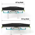 BOTANICARE SLIDE BENCH: 5FT WIDE x 20.5FT LONG x 30IN HIGH