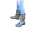 Sloggers Womens Boot w/ Trim Sunflower Blue Size 7