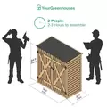 Garden Shed With Shelving System