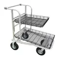 GS Nesting Shopping Cart w/o Child Seat (Assembly Required) w/ Flat Free Wheels