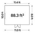 Premium Compact Utility Shed