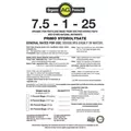 7.5-1-25 Organic Fish Fertilizer Made From Cod Fish Hydrolysate Case (5lb-12 Bags)