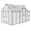 A-Frame Modular Greenhouse-Side Cathedral -8' x 16'