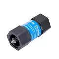 KBI PVC Adjustable Inline Spring Check Valve Sch 80 3/4" FPT x FPT | CV-0750-FF