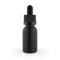 15ml Child Resistant Matte Black Tincture Bottles