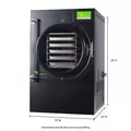 Medium Home Freeze Dryer Black 5 Tray W Mylar Starter Kit - Harvest Right