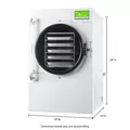 Medium Home Freeze Dryer White 5 Tray W Mylar Starter Kit - Harvest Right