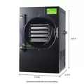 Small Home Freeze Dryer Black 4 Tray W Mylar Starter Kit - Harvest Right