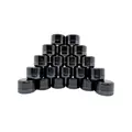 5cc Black Thick Glass Concentrate Jars with Child Resistant Lids - SW Packaging