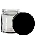 3oz Clear Glass Jar with Child Resistant Cap - 100 jars/case - SW Packaging