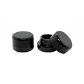 5cc Black Thick Glass Concentrate Jars with Child Resistant Lids - SW Packaging
