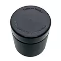 3oz Black Glass Jar with Child Resistant Cap - 100 jars/case - SW Packaging