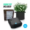 7 Gal Compressed Coco Coir / X6 Pack Nacked Block / Fabric Pot included - The Protector