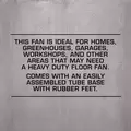 Pro High Velocity Metal Blade Floor Fan 20" - Hurricane®