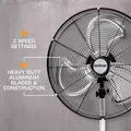 Pro High Velocity Oscillating Metal Stand Fan 20" - Hurricane®