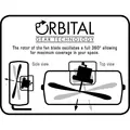 Pro Heavy Duty Orbital Floor Fan 16" - Hurricane®