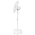 Supreme Oscillating Stand Pedestal Fan 16" with Remote (White) - Hurricane®