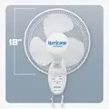 Supreme Oscillating Wall Mount Fan 18" - Hurricane®