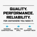 Classic Oscillating Wall Mount Fan 16" - Hurricane®