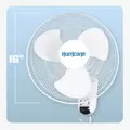 Classic Oscillating Wall Mount Fan 16" - Hurricane®