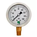 Glycerin Liquid Filled Pressure Gauge - 160 PSI