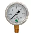 Glycerin Liquid Filled Pressure Gauge - 60 PSI