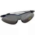 Curved Safety Glasses with UV Coating Blue Frame