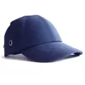 Protective Head Wear Baseball Style Vented Bump Cap Blue