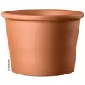 Deroma 10.95" Cylinder Pot Terra Cotta Case Pack