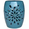 MCarr 19" Tall Starburst Stool Peacock