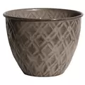 Robert Allen 5" Diamond Planter Greige