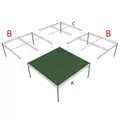 VRE Modular Shade Structure 16'x16'x9' Add On Unit VRCTSH16X8A VRCTSH16B