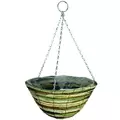 WSP 14" Mountain Leaves Hanging Basket
