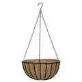 WSP 16" Black Trad Hang Basket w/ Liner