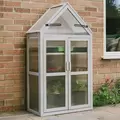 WSP Wooden Growhouse Dove Grey 52"Hx28"Wx16"D