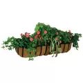 WSP 36" Forge Trough Planter With Coco Liner