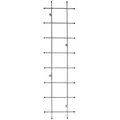 AGW UrbanGarden Medium Wall Mount Trellis Slate