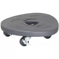 TDI Round Swirl Stone Plant Caddy